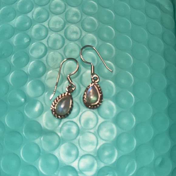 Moonstone 925 earring - Picture 2 of 3